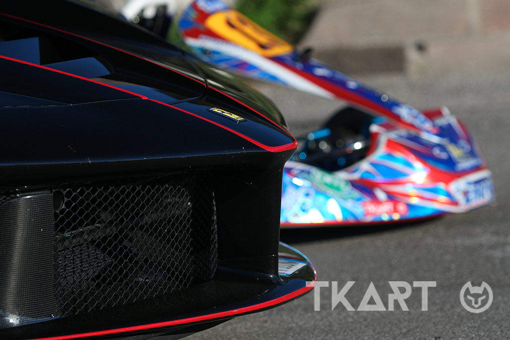 A challenge on the Dolomites: Kart vs Ferrari - TKART